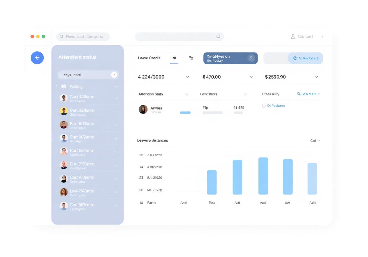 Timekeeping and Leave Data dashboard preview